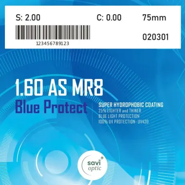 Tròng Kính SAVI 1.71 AS Blue UV