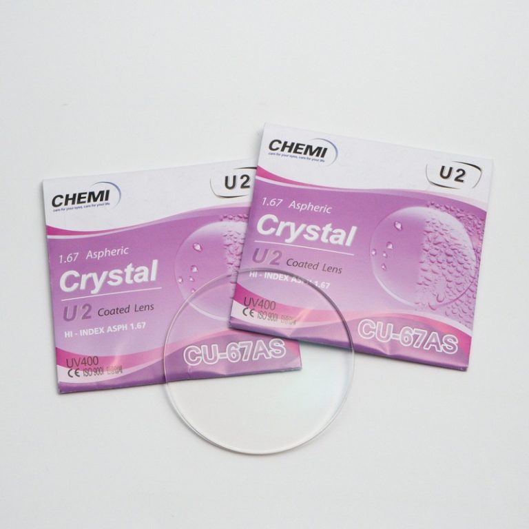 Tròng Kính Cận Viễn Loạn Siêu Mỏng Chemi U2 1.67 ASP Chính Hãng - 1.67